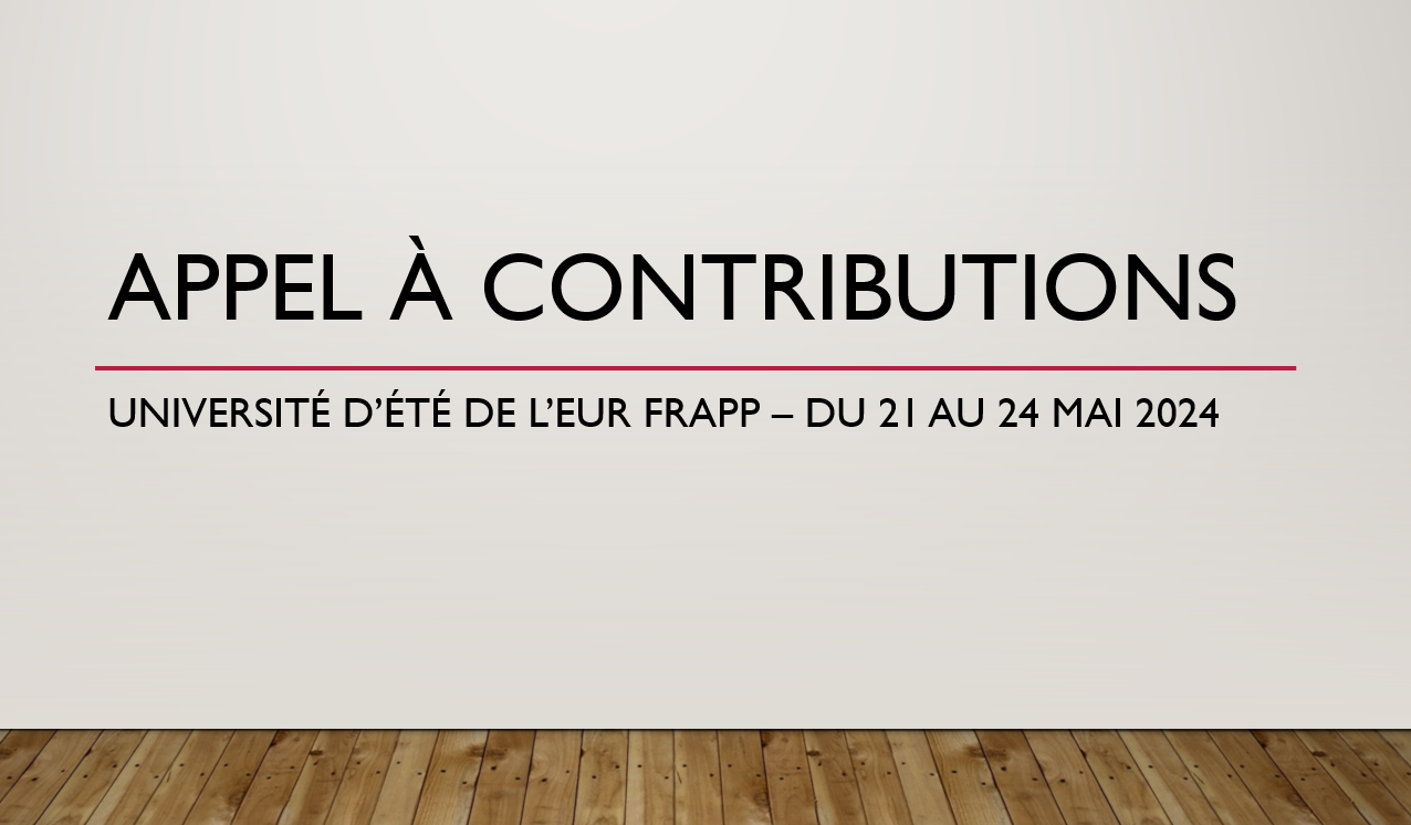 Visuel appel à contributions